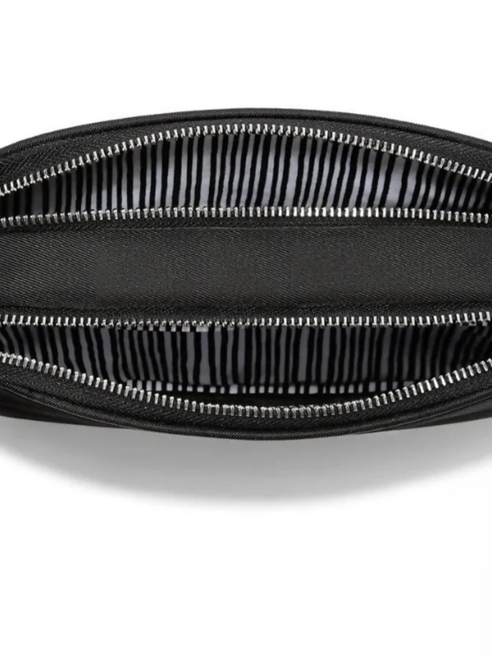 Brighton Black Crossbody with Heart-Print Strap